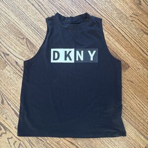 Women’s DKNY Sport Black Graphic Sleeveless T Shirt - Small
